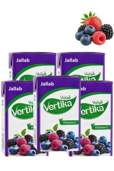 vertika 5 قطع جلاب فيتامين سي 6 أظرف