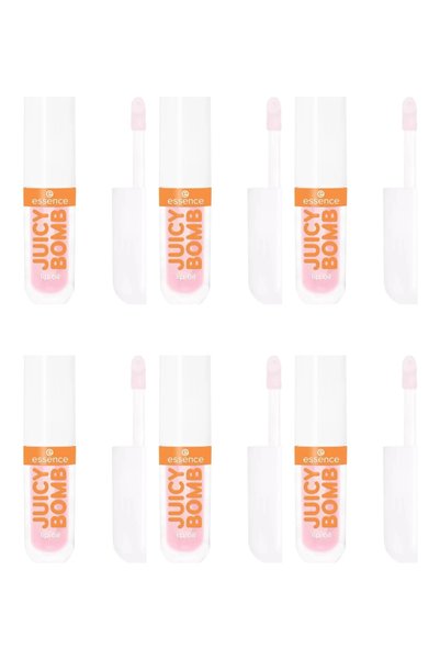 Essence Pachet 6x Ulei de buze Juicy Bomb Party Peach Perfect 01