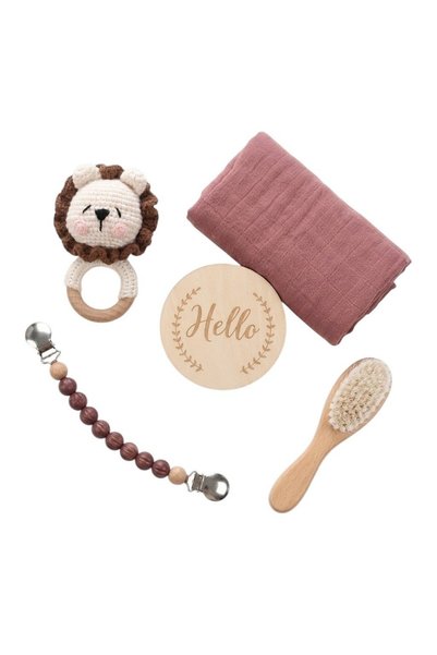 Bambimici Premium Newborn Baby Gift Box Set - Dusty Rose