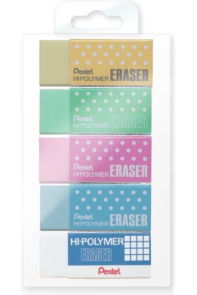 Pentel Eraser Hi-Polymer Small -18pc