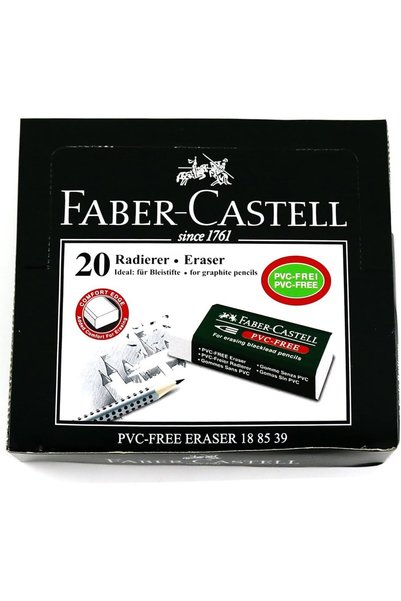Faber-Castell Yayınları Eraser PVC-free 188520 white bx/20