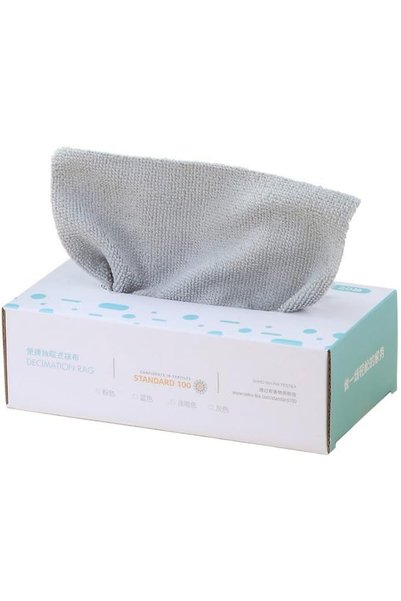 TERRIFI Microfiber Cleaning Cloths, Lint-Free Reusable Shop Towels, Bulk Rags...