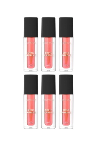 Catrice 6x PACK Shine Supreme Lip Oil, Peach Please 020, Catrice, 4 ml
