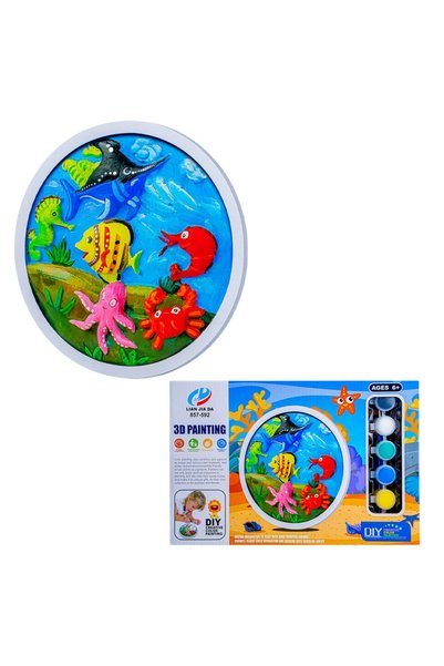 OEM 3D Plaster Painting Craft Set, Design 1