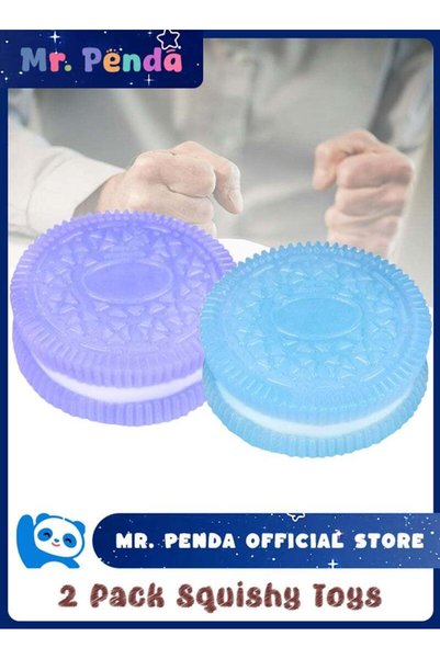 Mr. Penda قطعتان من ألعاب الضغط على شكل مخلب قطة، ألعاب حسية لطيفة على شكل مخ...