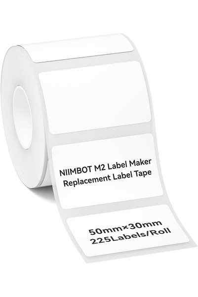 NiiMbot ملصقات نقل حراري M2/M3 مقاس 50 * 30 مم، لطابعة الملصقات M2/M3، مصنوعة...