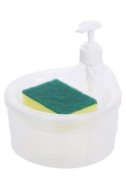 NANAO Soap Dispenser,Premium Quality Dish Soap Dispenser for Kitchen Sponge H...
