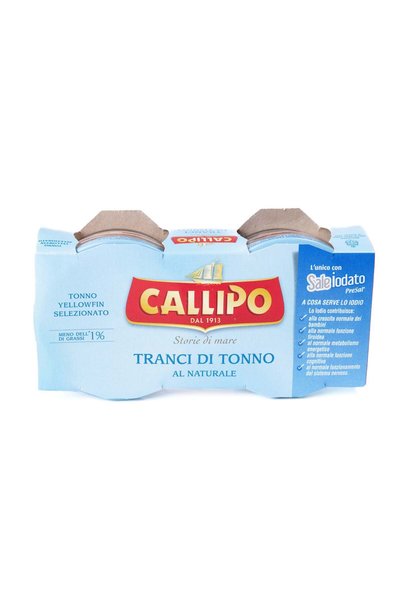 Callipo Ton în suc propriu, 2 x 70 g, borcan
