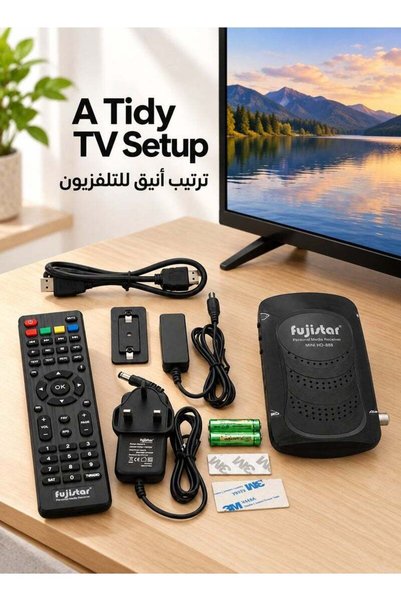 GENERAL جهاز استقبال الأقمار الصناعية الرقمي فوجيستار، يدعم دقة UHD 4K، وشاشة...