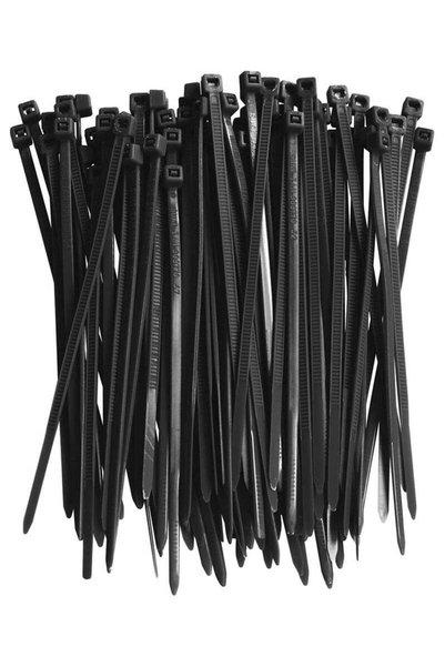 MJZ 4 Inch 2.5*100mm Zip Ties Self Locking 100 Pieces Nylon Cable Ties elf-Lo...