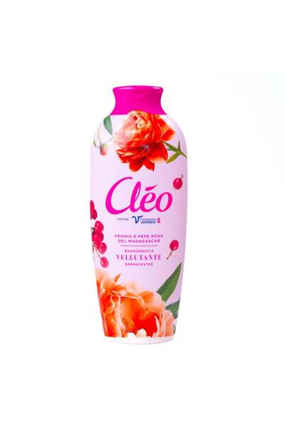 Cleo Spumant de baie bujor și piper roz Cleo, 750 ml