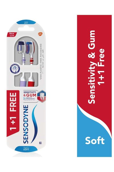 Sensodyne فرشاة أسنان للحساسية واللثة