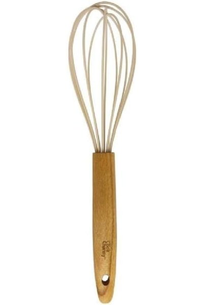 Parfait Silicone Wooden Hand Whisk Brown 30.2 x 6.5 SA2940CC