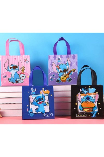 Stitch Gift Wrapping Bags Children's Birthday Gift Bags - 8 PCS
