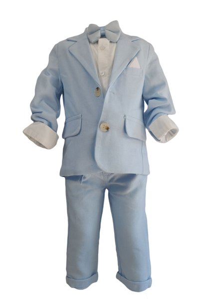 Generic Brand Costum botez baieti, model Ethan’s Stylish, culoare bleu