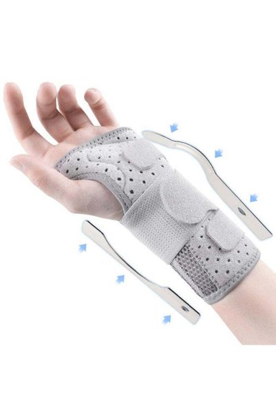 Arabest Carpal Tunnel Wrist Brace with Splints, Left Hand Night Support Brace...