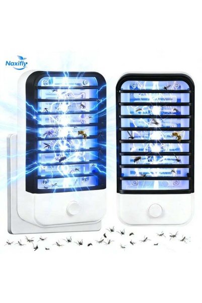 Naxifly Plug in Bug Zapper, Mosquito Killer, Bug Zapper Indoor, Ultra-Quiet &...