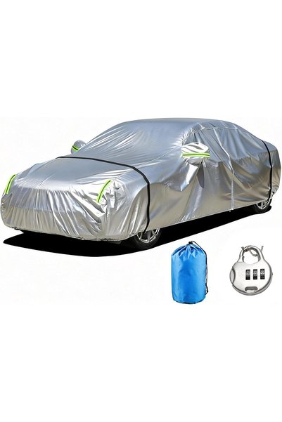 GENERAL Universal Car Cover for Sedans, Waterproof All Weather Outdoor Full B...