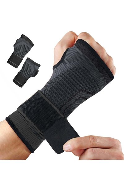 Tycap TYCA 2-Pack Wrist Brace Wrist Wrap, Wrist Strap Hand Compression Sleeve...