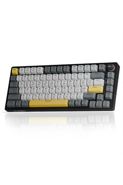 Gaming Gambler 75% Mechanical Keyboard – Tri-Mode (Wired/Bluetooth/2.4GHz), R...