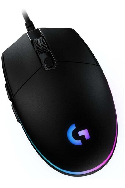 logitech G203 2nd Gen Wired Gaming Mouse, 8,000 DPI, Rainbow Optical Effect L...