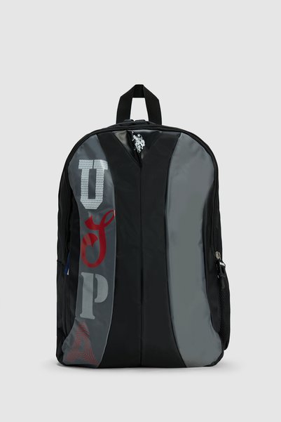 U.S. Polo Assn. حقيبة رياضية سوداء للأولاد، موديل 50327182-VR046.