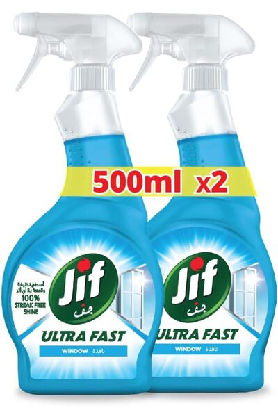 Jif بخاخ تنظيف فائق السرعة، يزيل الأوساخ والبقع، مناسب لتنظيف النوافذ، تنظيف ...