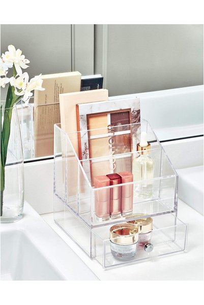 Slasa Premium Clear Acrylic Sunglasses & Eyeglasses Display Case 8 35.6×23.9×...
