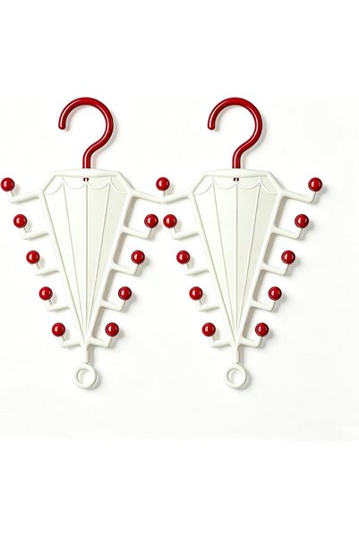 TERRIFI Closet Organizer Hanger, Space Saving Hangers Vertical, 2-Piece Doubl...
