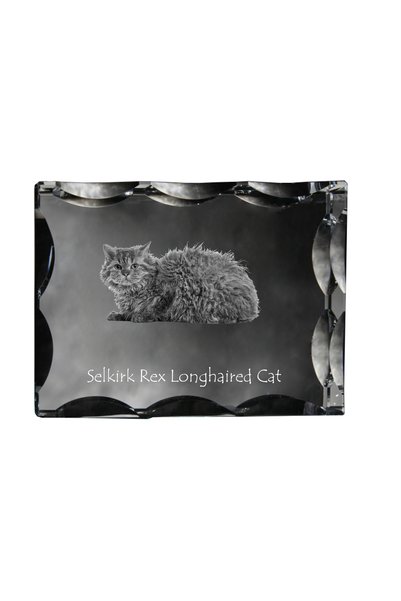 Art - Dog Art-Dog Cristal dreptunghiular cu margini decorative, păr lung Selk...