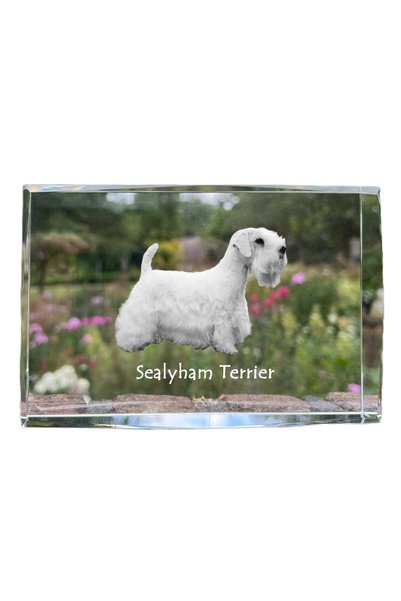 Art - Dog Art-Dog Cristal Mare cu Margini Decorative, Sealyham Terrier cu Gra...