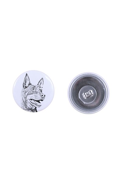 Art - Dog Cercei rotunzi Art-Dog cu Kelpie australian și imagine de câine - M...