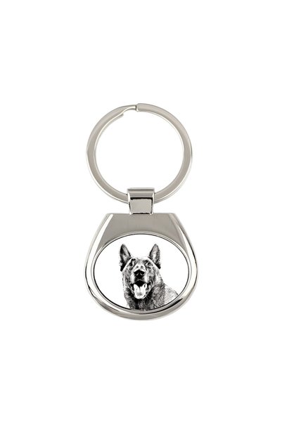 Art - Dog Breloc Art-Dog Malinois belgian cu imprimeu de câine - Stil schiță ...