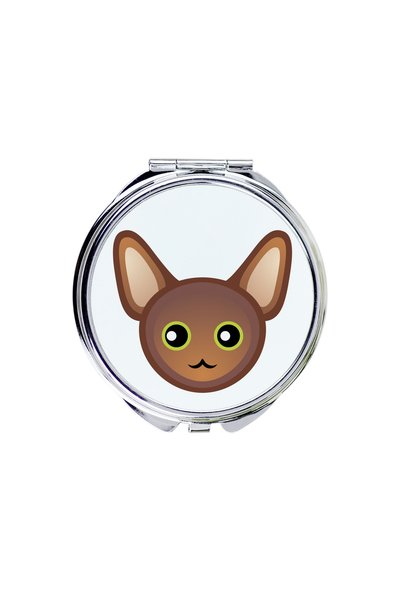 Art - Dog Art-Dog Oglindă de buzunar Oriental Shorthair cu ilustrație de pisică