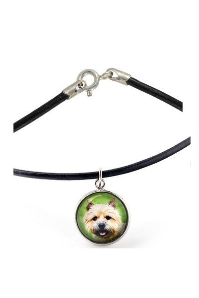 Art - Dog Colier Norwich Terrier Art-Dog cu fotografie de câine