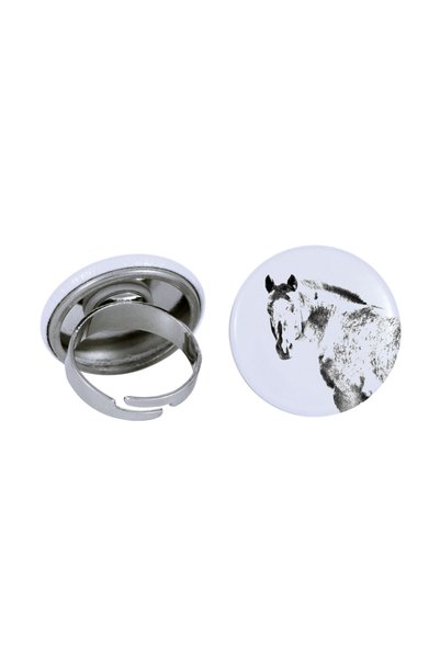 Art - Dog Inel Art-Dog Appaloosa cu imagine de cal - Metal acoperit cu folie,...
