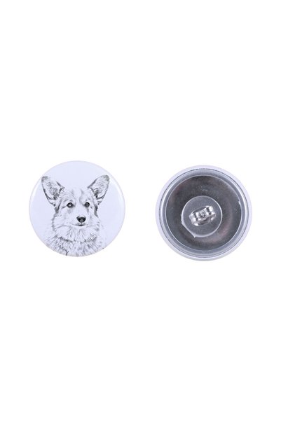Art - Dog Cercei rotunzi Art-Dog cu Corgi Pembroke Welsh și imagine de câine ...