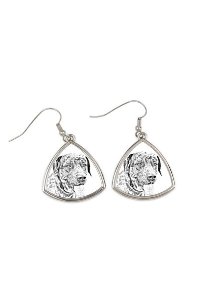 Art - Dog Cercei Art-Dog Câine Catahoula Leopard cu imprimeu de câine - Cerce...