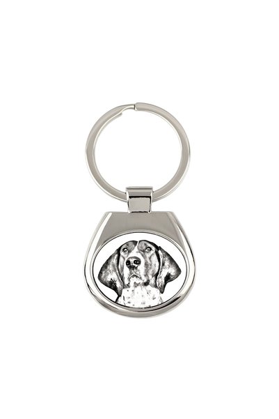 Art - Dog Breloc Art-Dog Treeing Walker Coonhound cu imprimeu de câine - Stil...
