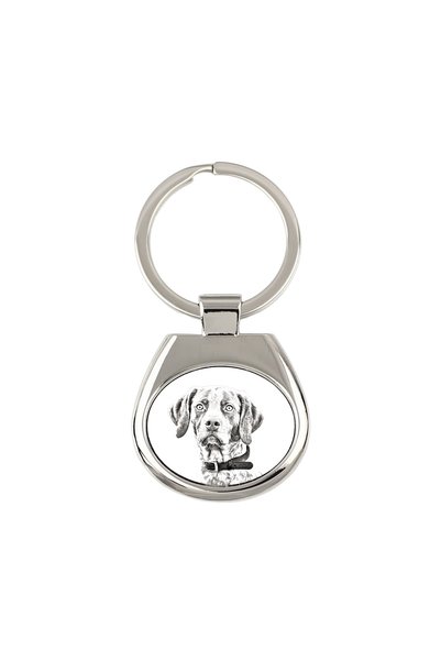 Art - Dog Breloc Art-Dog English Pointer cu imprimeu de câine - Stil schiță c...