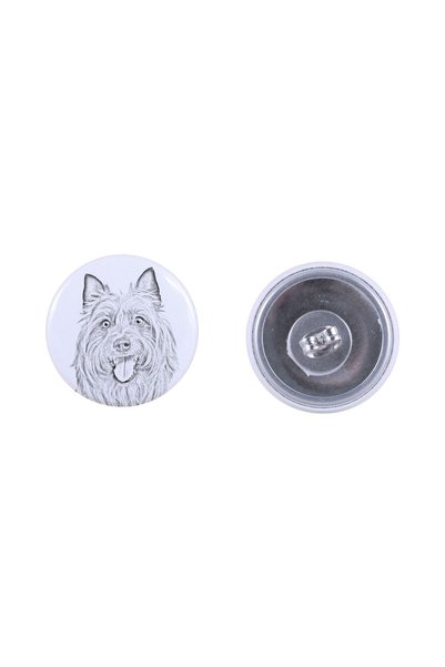 Art - Dog Cercei rotunzi Art-Dog cu terrier australian și imagine de câine - ...