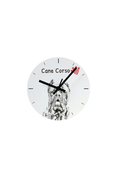Art - Dog Ceas de perete Art-Dog Cane Corso cu imprimeu de câine - Cadran din...