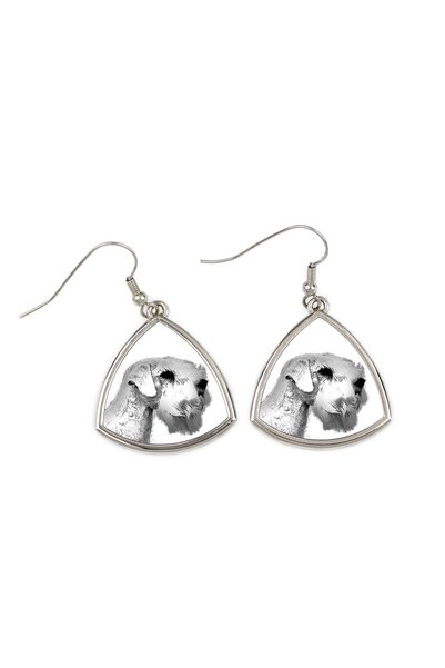 Art - Dog Cercei Art-Dog Sealyham Terrier cu imprimeu de câine - Cercei penda...