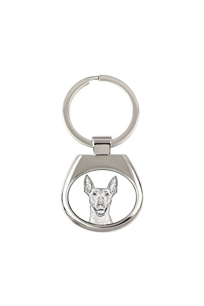 Art - Dog Breloc Art-Dog Xoloitzcuintle cu imprimeu de câine - Stil schiță cu...