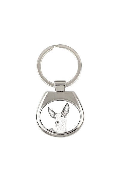 Art - Dog Breloc Art-Dog Ibizan Hound cu imprimeu de câine - Stil schiță cu c...