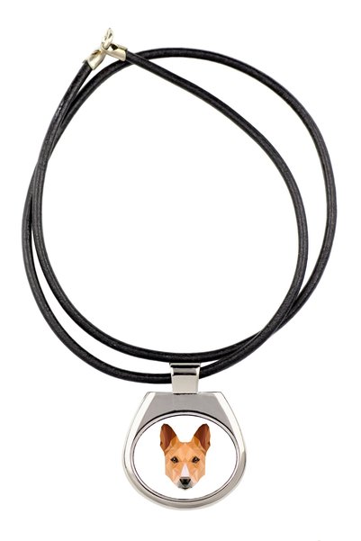 Art - Dog Colier Art-Dog Basenji cu design geometric de câine - Lungime 50 cm...