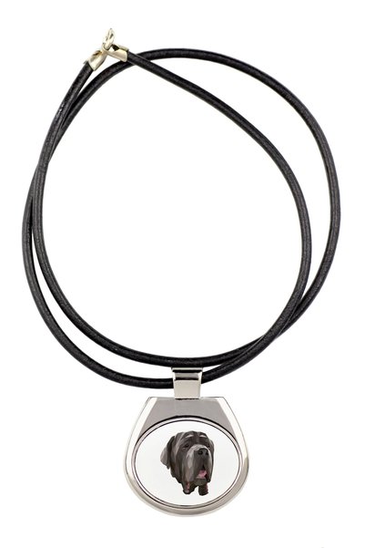 Art - Dog Colier Art-Dog Mastif Neapolitan cu design geometric de câine - Lun...