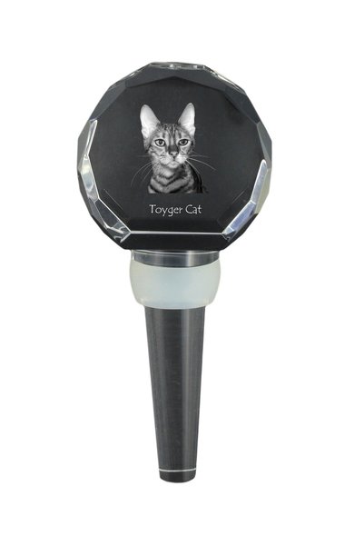 Art - Dog Art-Dog Dop de sticlă din cristal Toyger cu gravură pisică