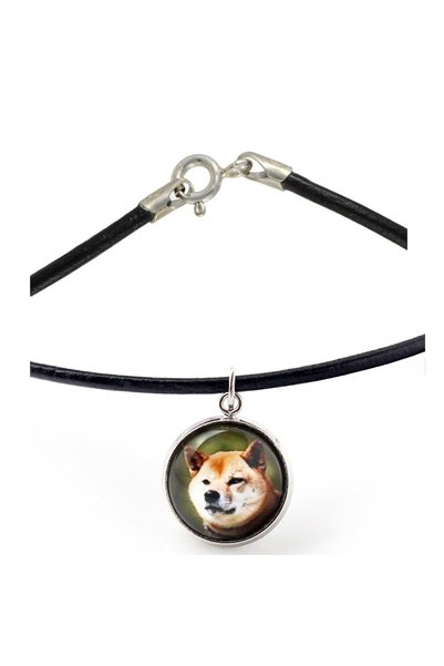 Art - Dog Colier Art-Dog Shiba Inu cu fotografie de câine