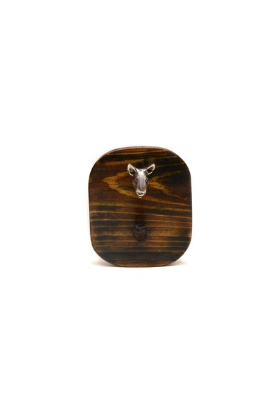 Art - Dog Cârlig de perete Art-Dog Bull Terrier - Cârlig decorativ din lemn d...